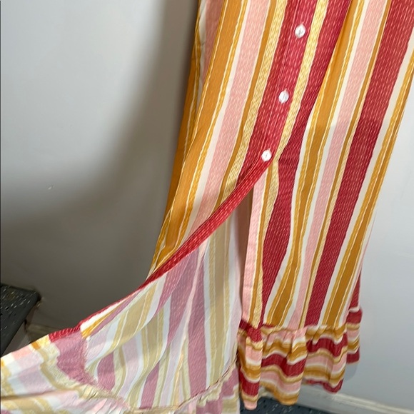 Sage The Label Orange and Pink Sleeveless Maxi Sundress - Picture 6 of 10